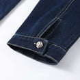 thumbnail image 6 of Classic Dark Denim Pants and Shirt Set (S, Blue), 6 of 6