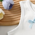 thumbnail image 4 of CYRBOKO Outfit Sets for Girls, Sleeveless Summer Elastic Waist Casual Tops Shorts Two-piece Sets Sky Blue Size 1-2 T, 4 of 6
