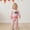 Pink, variant on Baby Girl Knit Outfit Set Farm Animal Embroidery Long Sleeve Top with Striped Pants Two Piece Toddler Fall Clothing for Girls