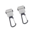 thumbnail image 1 of 2 uds. Ganchos para cochecitos de bebé, gancho para cochecito, ganchos universales para compras, organizador de cochecitos, ganchos para carrito de Gris Hugo Manos, 1 of 9