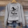 thumbnail image 4 of RKSTN Sweat-Shirt Chandail en Molleton pour Femmes Col Rond Imprimé Halloween Chandail en Molleton Manches Longues Chandail en Molleton à Capuche Tenues d'Automne, 4 of 5