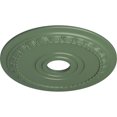 thumbnail image 3 of Ekena Millwork 17 1/2"OD x 3 5/8"ID x 1"P Munich Ceiling Medallion (Fits Canopies up to 5 5/8"), Hand-Painted Athenian Green, 3 of 6