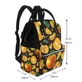 thumbnail image 2 of Daiia Tangerine Large Capacity Baby Bag Waterproof Stylish Diaper Bag Mummy Backpack Adjustable Straps Diaper BagBaby Essentials Bag, 2 of 6