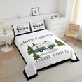thumbnail image 4 of Erosebridal Happy Camping Bedding Toddler Comforter Set, RV Car Down Comforter, Rustic Farmhouse Decor, Reversible 2-Piece, 4 of 7