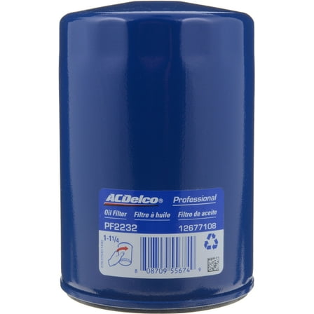 ACDelco PF2232 Engine Oil Filter Fits select: 2001-2019 CHEVROLET SILVERADO, 2001-2019 GMC SIERRA