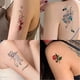 thumbnail image 4 of 10 Hojas de Tatuajes Temporales ShuxiuWang Flores de Larga Duración 8390605955099, 4 of 4