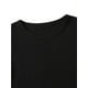 thumbnail image 3 of I'm Nana's Boy" Boys' Black T-Shirt - Casual & Cute Letter Print, Soft Cotton, Short Sleeve, Round Neck Top for Summer, 3 of 6