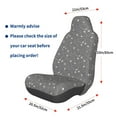 thumbnail image 3 of Rateoe Airplane Routes Around The World Print Car Seat Cover,Elastic Car Seat Protector,Washable Durable Automotive Seat Cover Car Interior Accessories, 3 of 5