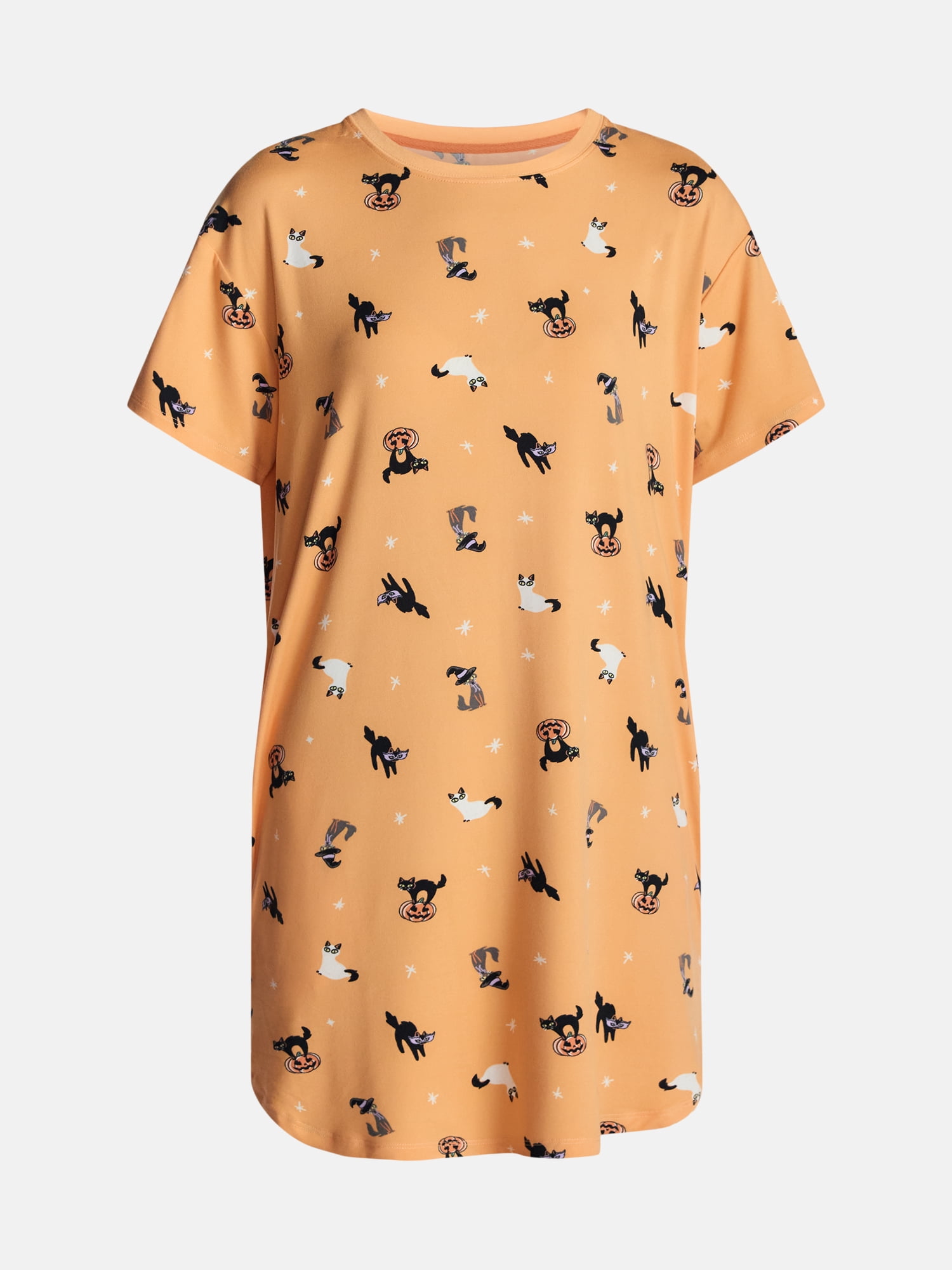 Halloween Women's Sleepshirt Top and Socks Set from Way to Celebrate, 2-Piece, Sizes XS-3X