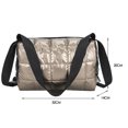 thumbnail image 1 of Bolsa bandolera con cremallera acolchada de algodón Mini de hombro de color sólido (Oro) Likrtyny Para Estrenar, 1 of 8