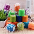 thumbnail image 5 of 30 Rolls Self Adherent Wrap Stretch Bandages Self Adhesive Bandage Wrap 2 inch Self Stick Bandage Wrap Tape for Wrist Ankle Swelling Sprains (Black), 5 of 14