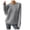 Grey, variant on Yuyuzo Women's Sweatshirts Crewneck Long Sleeve Tunic Sweaters Textured Oversized Pullover Tops