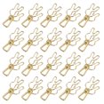 thumbnail image 2 of Metal Binder Clips Multipurpose Hollow Design Strong Spring Clip for Documents Tickets Clothes, 2 of 8