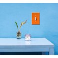 thumbnail image 5 of WIRESTER 1-Gang Toggle Light Switch Wall Plate/Switch Plate Cover, Solid Orange, 5 of 6