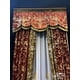 thumbnail image 2 of Customized Wine Red Gold Velvet Gilded Jacquard Curtains for Villas Splicing Living Room Bedroom French Window Balcony Window, 2 of 5