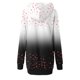 thumbnail image 5 of ICHUANYI Clearance Womens Casual With Pocket Christmas Print Long Sleeve Loose Hooded Women Dress(Black, M) ICHUANYI WER2023081500938, 5 of 5