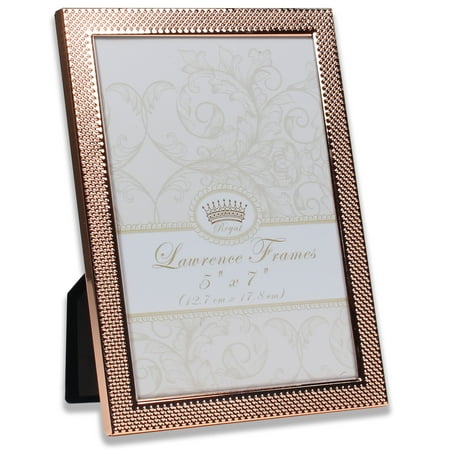 - 5x7 Fawn Pin Dot Pattern Copper Picture Frame