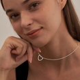 thumbnail image 4 of Lindo collar de corazón pequeño corazón colgante gargantilla collares pequeño amor, 4 of 5