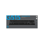 Logitech G515 Wireless Gaming Keyboard TKL, LIGHTSYNC RGB, Thin Tenkeyless Design, Double-Shot PBT Keycaps, Tactile Brown Mechanical Switches - Black