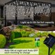 thumbnail image 5 of Luces solares tipo cortina DBFAIRY, 6 m x 1 m, 300 LED, impermeables, 5 of 8
