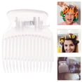 thumbnail image 3 of Shisuyan Professional Design Curler Clip Transparent Purple 10Pcs 2.08X2.08X1.69In, 3 of 8