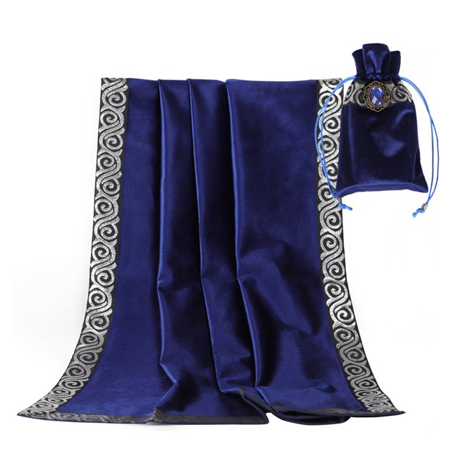 Labymos Altar Tarot Table Cloth Tarot Divination Tablecloth with Tarot Cards Bag Board Game Accessories
