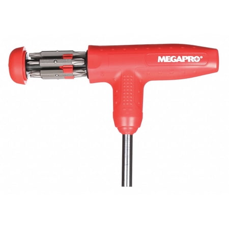 UPC: 0831044002695 | Megapro Multi-Bit Screwdriver  NumBits 6 211R2T36STD-B
