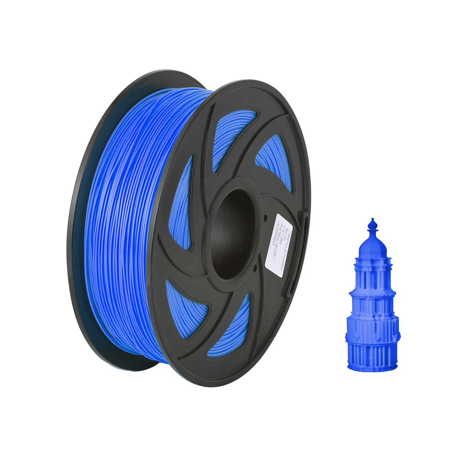 Aibecy Normal PLA 3D Printer Filament Eco-Friendly Printing Consumables 1.75mm Diameter 1kg(2.2lbs) Spool Dimensional Accuracy +/- 0.05mm Blue