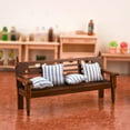 thumbnail image 2 of SHISUYAN 1 Set Mini House Bench Ornament Wooden Mini Bench Decoration Mini Furniture, 2 of 9