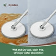 thumbnail image 4 of Eyliden Cordless Spin Mop and Bucket System with Pedal for Hardwood Floor, Electric Power Mop, 4 Pads, 4 of 8