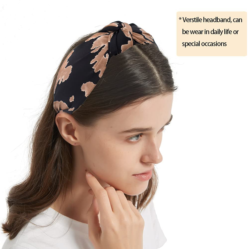 Vintage floral knot headband