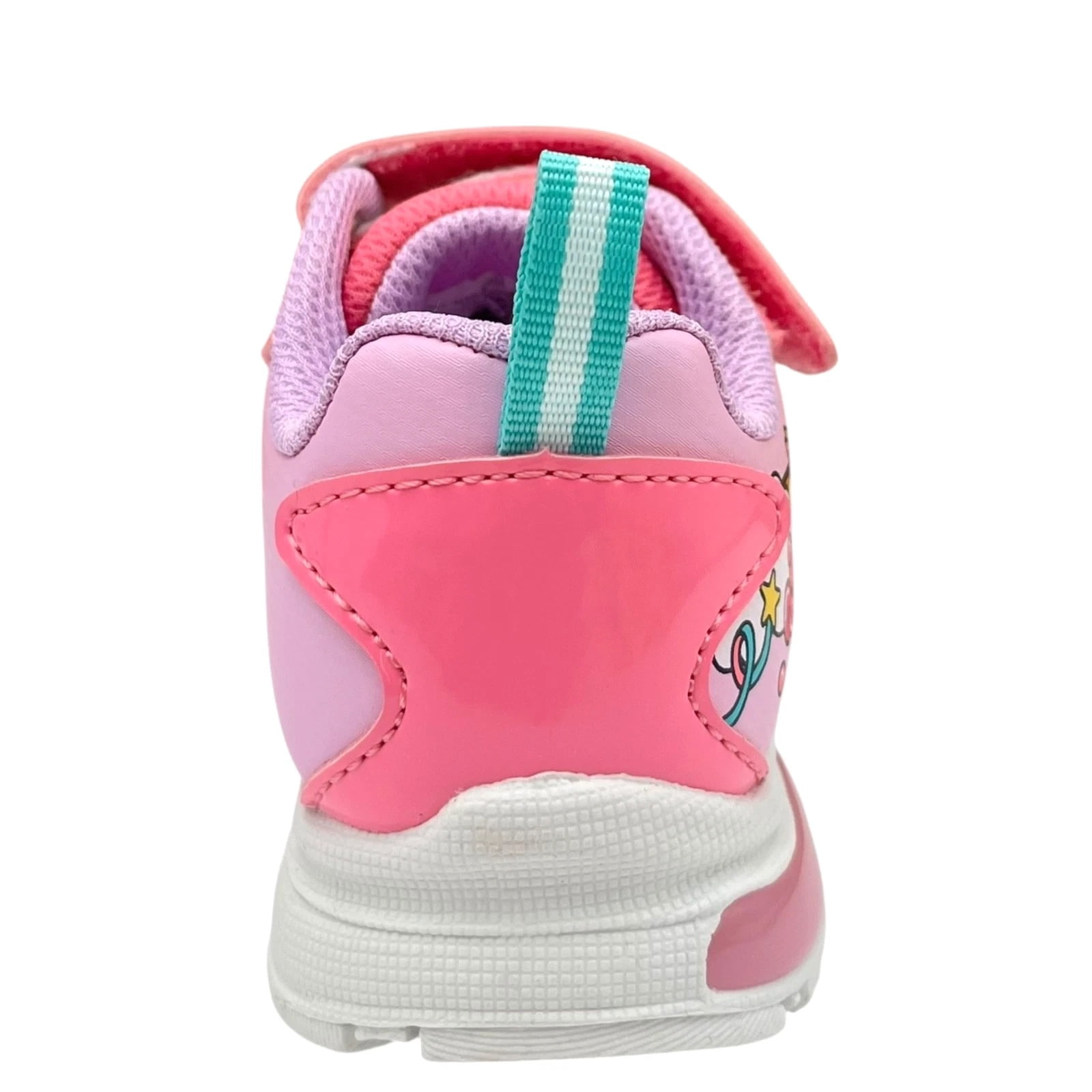 Hello Kitty Toddler Girls Slip-on Light-up Sneakers Size 7 Pink-lavender-aqua