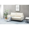 thumbnail image 3 of Kingway Furniture Hambrok Velvet Living Room Sofa in Beige, 3 of 8