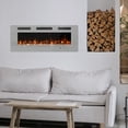 thumbnail image 5 of 50'' Electric Fireplace Recessed 3.8''Ultra Thin Insert &Remote control, Adjustable flame color & time, Low Noise (Fake Fire), 5 of 10