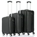 3-Piece UBesGoo 20"/24"/28" Luggage Travel Set Bag Trolley Suitcase