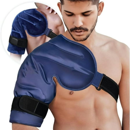 GXCZ Ice Pack Rotator Cuff, Shoulder Ice Pack for Shoulder Rotator Cuff Hot Cold Therapy Shoulder Support Ice Wrap Shoulder Pain Relief Reusable Large Gel Ice Packs for Shoulder Injuries