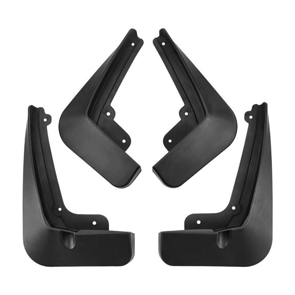 Customized Mudflaps For Chevrolet Equinox 2017-2023, No Drilling Splash Guards Accessories, Front And Rear Mudguards 4Pcs-black