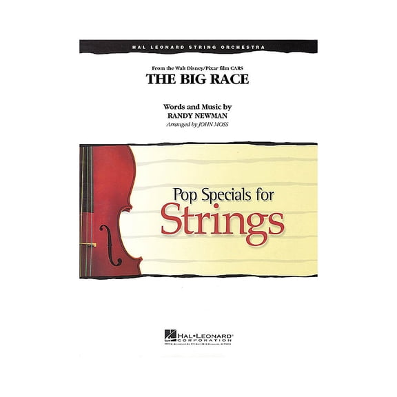Hal Leonard The Big Race (from Cars) Pop Specials for Strings Series Softcover Arranged by John Moss