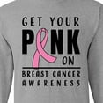 thumbnail image 4 of Inktastic Breast Cancer Awareness Get Your Pink on Long Sleeve T-Shirt, 4 of 5