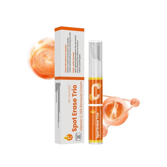 HHBEAUTY Vitamin C Face Cream - Skin Care for Dark Spots, Vitamin C Serum with Hyaluronic Acid, Ferulic Acid, & Vit E - Anti Aging and Skin Brightening, Pure Vit C Facial Care