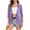 *Purple, variant on VBVC Women's 3/4 Sleeve Open Front Cardigan, Ladies' Lightweight Draped Hem Casual Shrug, Solid Color Lightweight Summer Cover Up For Women,Black,S-2XL