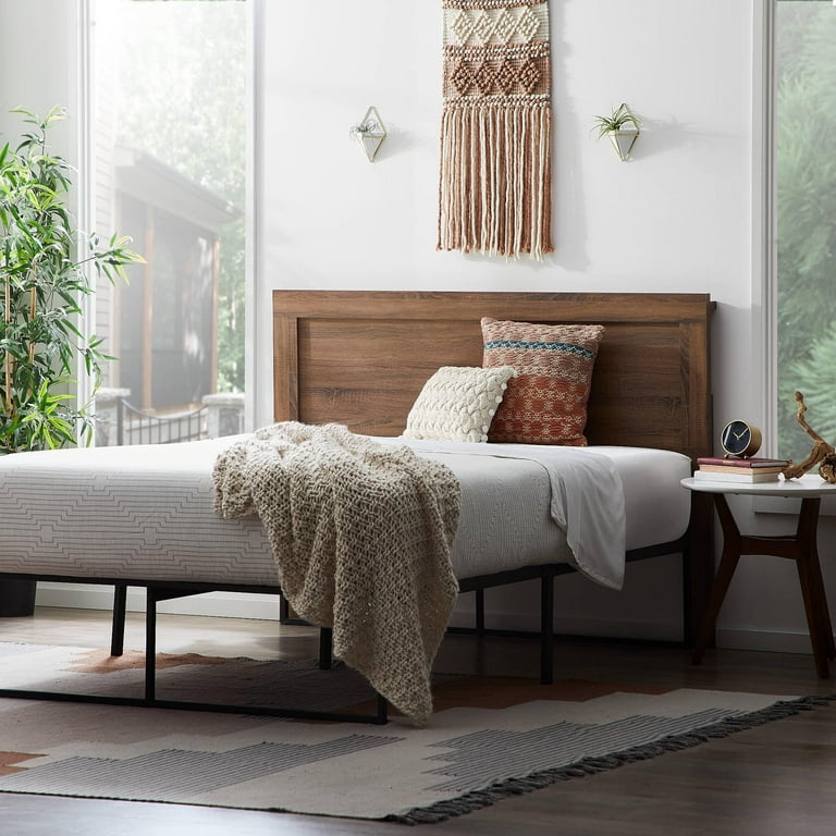 Oak wood headboard sale queen