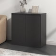 thumbnail image 6 of Buffet Cabinet with 2 Doors, Coffee Bar Cabinet with Adjustable Shelf, Modern Kitchen Buffet Sideboard with Storage for Living Room, Kitchen, Black, 6 of 10
