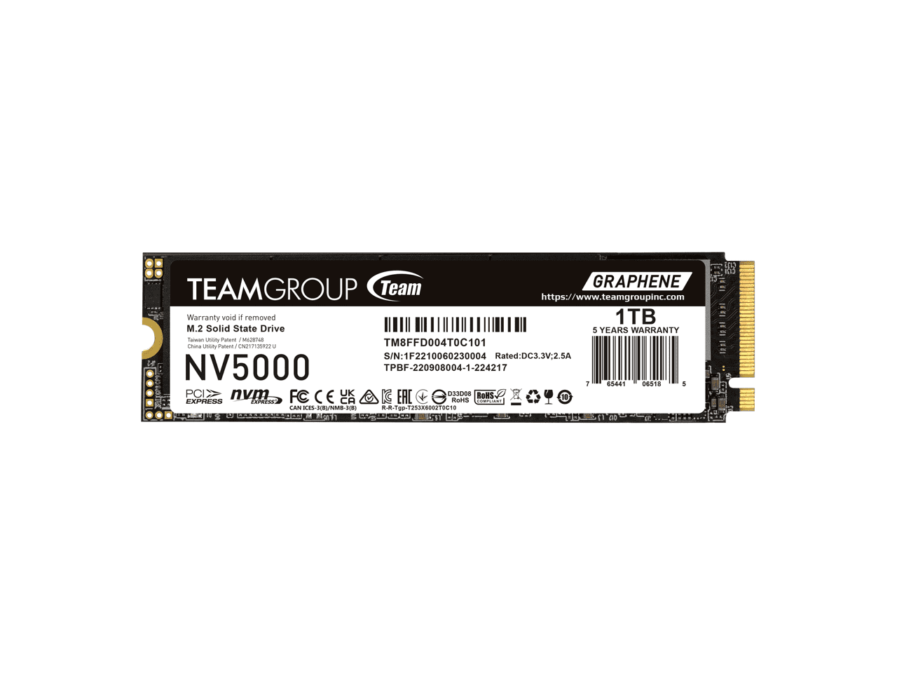 Team Group 4TB MP34 M.2 2280 PCIe 3.0 x4 NVMe 1.3 3D NAND SSD 