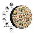thumbnail image 4 of Rateoe Animal Truck Pattern Tire Cover Wheel Protectors Weatherproof Wheel Covers Universal Fit for Trailer Rv SUV Truck Camper Travel Trailers Accessories-15 inch, 4 of 6