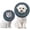 Dark Grey, variant on Coloody Cat Cone,Soft Dog Cone Collar After Surgery Anti-Bite Lick Wound Healing
