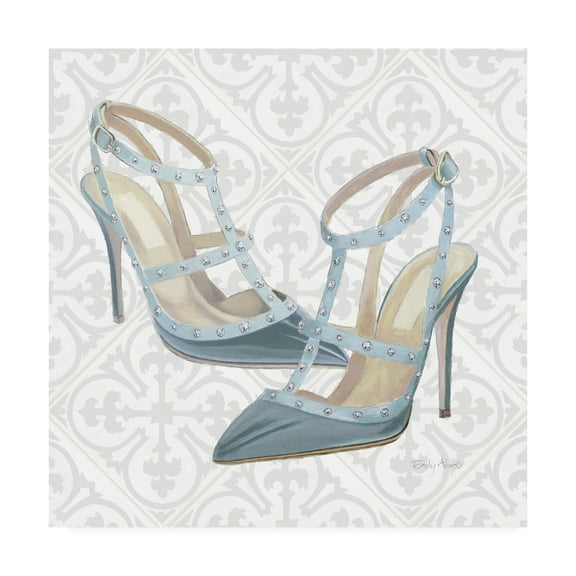 Trademark Fine Art 'Must Have Fashion II Gray White' Canvas Art by Emily Adams