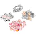thumbnail image 4 of Kit de fabricación de pulseras, pulsera básica exquisita, colgante, cuentas grandes, cuentas de colores, conjunto de fabricación de joyas DIY, rosa, 4 of 12
