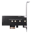 thumbnail image 5 of 3X Adaptateurs Add on Cartes PCIE vers M2 PCI Express 3.0 X1 vers NVME SSD M2 PCIE Riser Adaptateur Support 2230 2242 2260 2280 M.2, 5 of 5