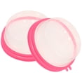 thumbnail image 1 of Milisten 4Pcs Red Microwave Splatter Lid Covers for Oven and Kitchen Counter Use, 1 of 8